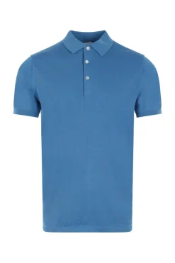 Aspesi Designer|T-shirts & Polo's^Heren polo korte mouw blauw