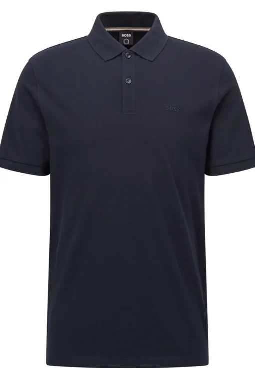 Boss Black Luxury|T-shirts & Polo's^Heren polo korte mouw blauw