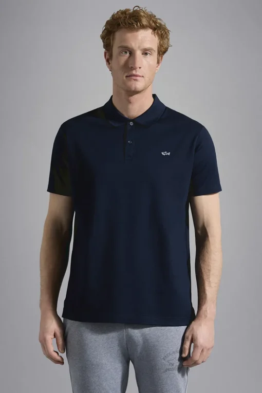 Paul & Shark Luxury|T-shirts & Polo's^Heren polo korte mouw blauw