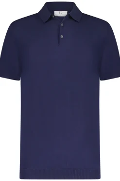 Born With Appetite Outlet^Heren polo korte mouw blauw