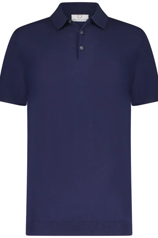 Born With Appetite Outlet^Heren polo korte mouw blauw