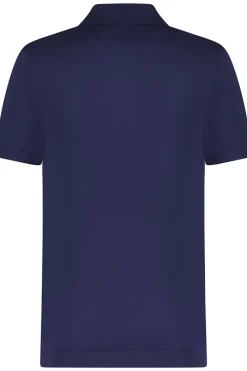Born With Appetite Outlet^Heren polo korte mouw blauw