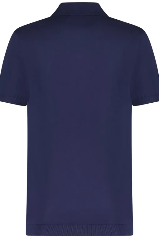 Born With Appetite Outlet^Heren polo korte mouw blauw