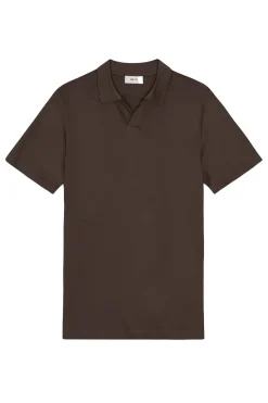 NN07 Designer|T-shirts & Polo's^Heren polo korte mouw bruin