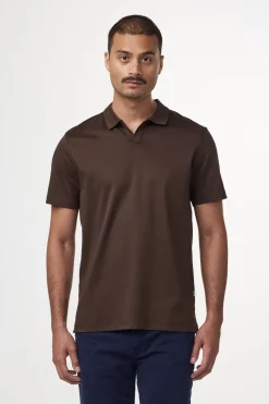 NN07 Designer|T-shirts & Polo's^Heren polo korte mouw bruin