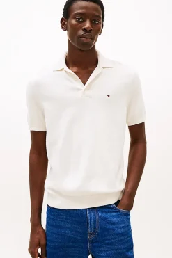 Tommy Hilfiger Jeans & Casuals|T-shirts & Polo's^Heren polo korte mouw bruin
