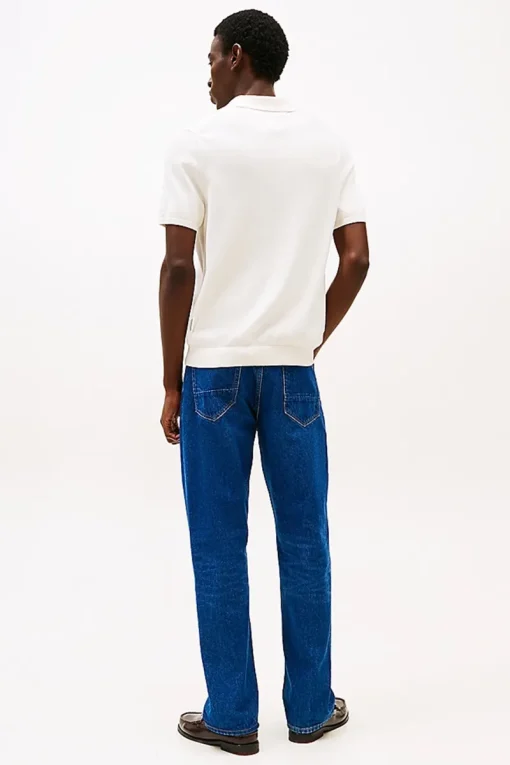 Tommy Hilfiger Jeans & Casuals|T-shirts & Polo's^Heren polo korte mouw bruin