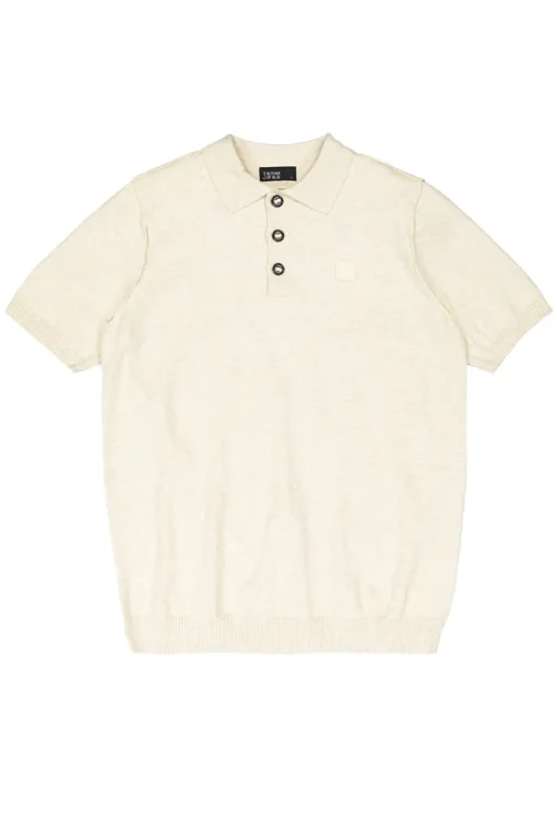 Butcher of Blue Jeans & Casuals|T-shirts & Polo's^Heren polo korte mouw bruin