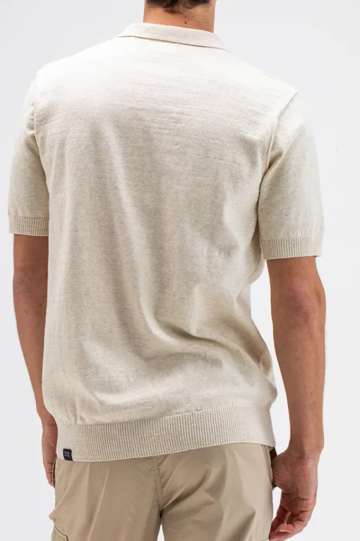 Butcher of Blue Jeans & Casuals|T-shirts & Polo's^Heren polo korte mouw bruin