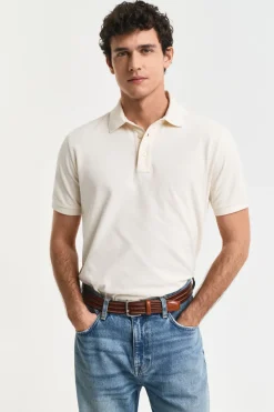 Gant Modern Classics|T-shirts & Polo's^Heren polo korte mouw bruin