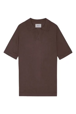 NN07 Designer|T-shirts & Polo's^Heren polo korte mouw bruin