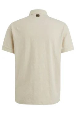 PME Legend Designer|T-shirts & Polo's^Heren polo korte mouw ecru