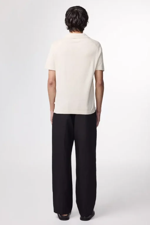 NN07 Designer|T-shirts & Polo's^Heren polo korte mouw ecru