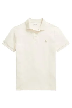 Polo Ralph Lauren Designer|T-shirts & Polo's^Heren polo korte mouw ecru