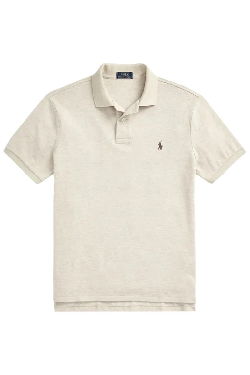 Polo Ralph Lauren Designer|T-shirts & Polo's^Heren polo korte mouw ecru