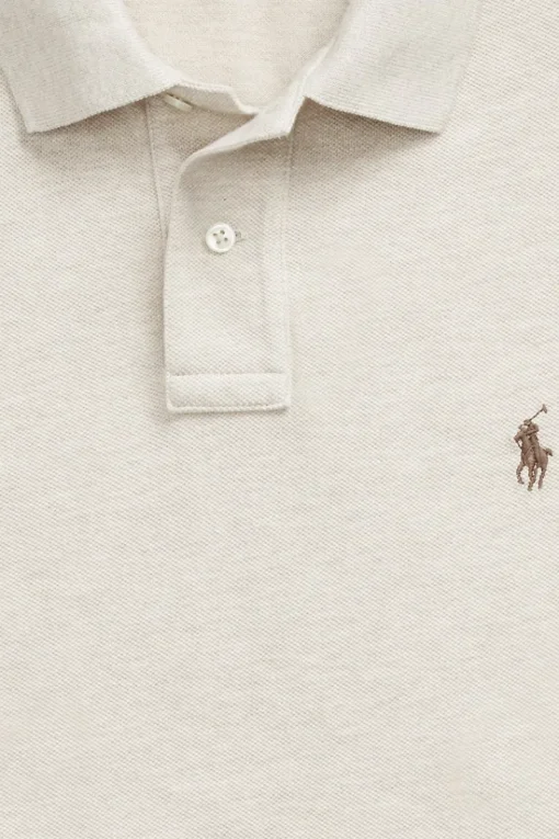 Polo Ralph Lauren Designer|T-shirts & Polo's^Heren polo korte mouw ecru