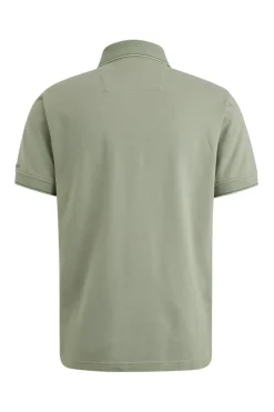PME Legend Designer|T-shirts & Polo's^Heren polo korte mouw grijs