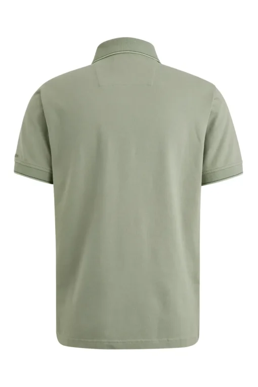 PME Legend Designer|T-shirts & Polo's^Heren polo korte mouw grijs