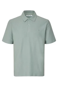 Samsøe Samsøe Designer|T-shirts & Polo's^Heren polo korte mouw groen