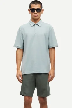 Samsøe Samsøe Designer|T-shirts & Polo's^Heren polo korte mouw groen