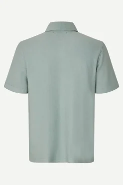 Samsøe Samsøe Designer|T-shirts & Polo's^Heren polo korte mouw groen