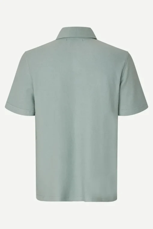 Samsøe Samsøe Designer|T-shirts & Polo's^Heren polo korte mouw groen