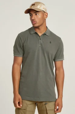 G-Star Jeans & Casuals|T-shirts & Polo's^Heren polo korte mouw groen