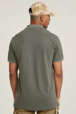G-Star Jeans & Casuals|T-shirts & Polo's^Heren polo korte mouw groen
