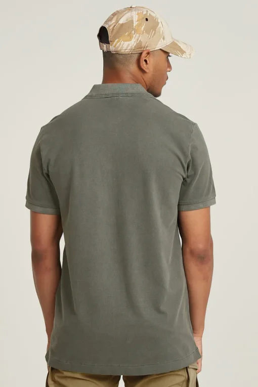 G-Star Jeans & Casuals|T-shirts & Polo's^Heren polo korte mouw groen