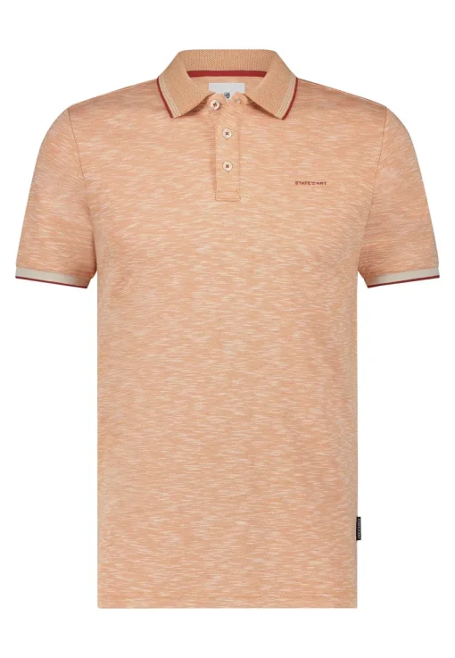 State of Art Designer|T-shirts & Polo's^Heren polo korte mouw oranje