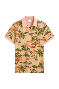 Gant Outlet^Heren polo korte mouw oranje