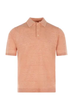 Daniele Fiesoli Outlet^Heren polo korte mouw oranje