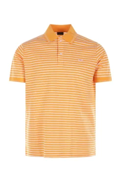 Paul & Shark Outlet^Heren polo korte mouw oranje