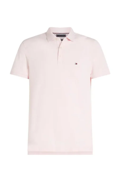 Tommy Hilfiger Jeans & Casuals|T-shirts & Polo's^Heren polo korte mouw rose