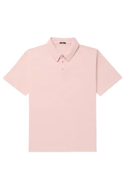 Denham Jeans & Casuals|T-shirts & Polo's^Heren polo korte mouw rose