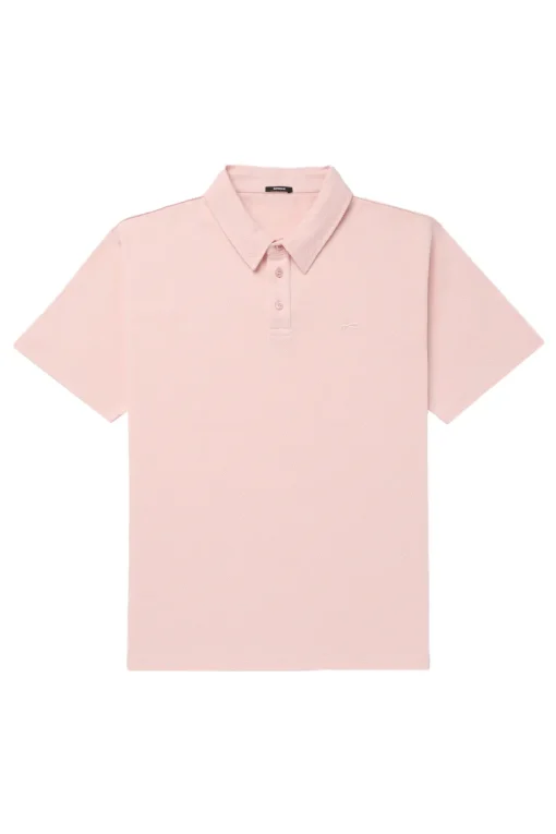 Denham Jeans & Casuals|T-shirts & Polo's^Heren polo korte mouw rose