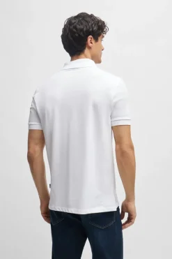 Boss Black Luxury|T-shirts & Polo's^Heren polo korte mouw wit