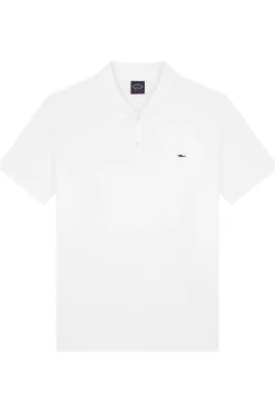 Paul & Shark Luxury|T-shirts & Polo's^Heren polo korte mouw wit