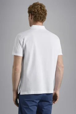 Paul & Shark Luxury|T-shirts & Polo's^Heren polo korte mouw wit