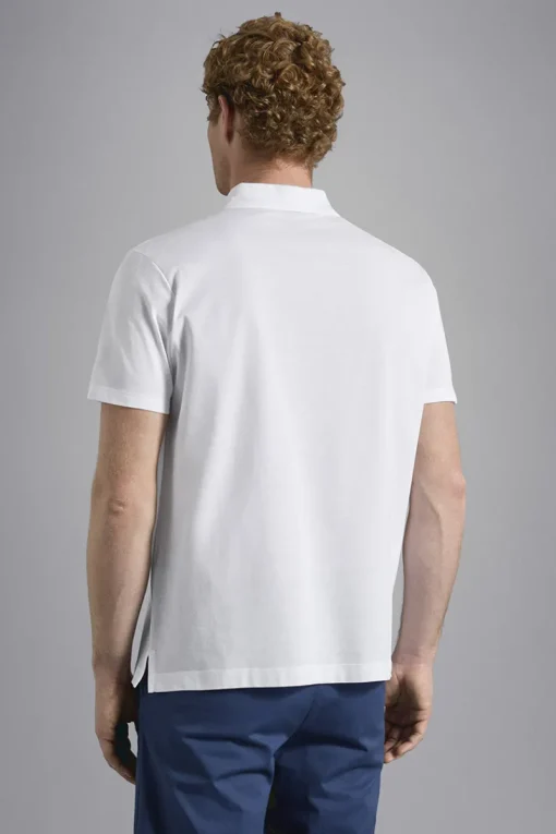 Paul & Shark Luxury|T-shirts & Polo's^Heren polo korte mouw wit