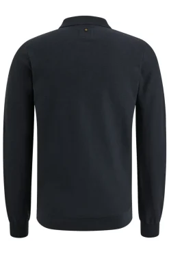 PME Legend Jeans & Casuals|T-shirts & Polo's^Heren polo lange mouw blauw