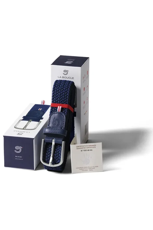 La Boucle Modern Classics|Riemen^Heren riem blauw