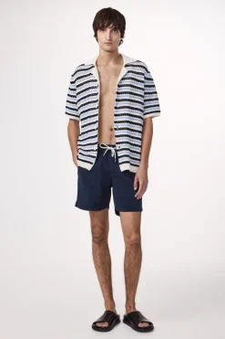 NN07 Designer|Broeken^Heren short blauw