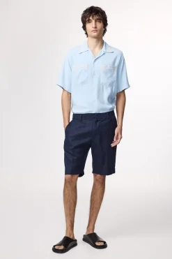 NN07 Designer|Broeken^Heren short blauw