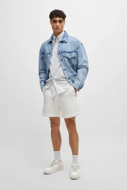Boss Black Outlet^Heren short wit