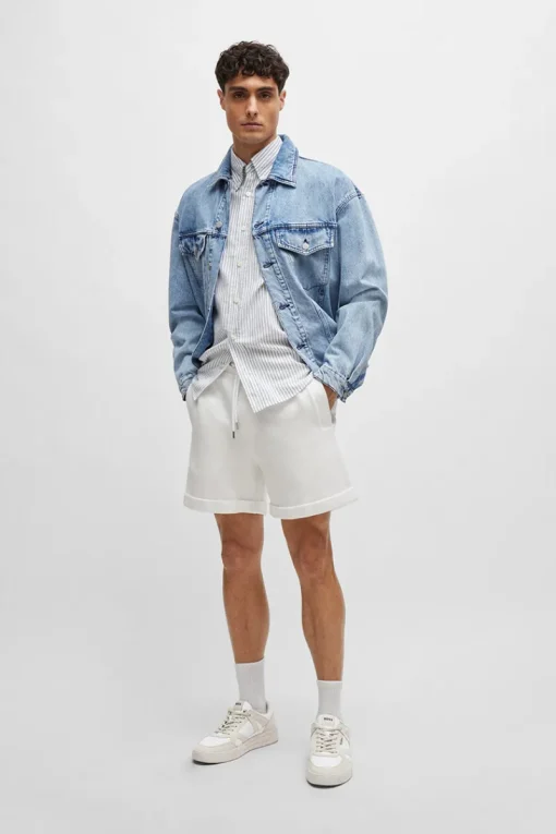 Boss Black Outlet^Heren short wit