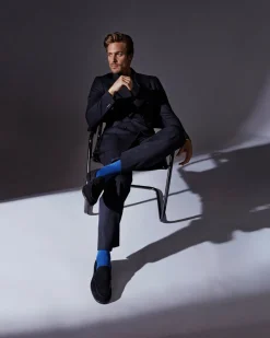 Falke Designer^Heren sokken blauw