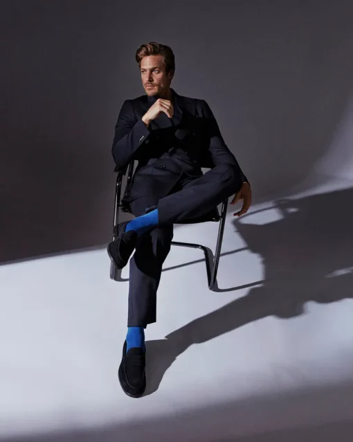 Falke Designer^Heren sokken blauw