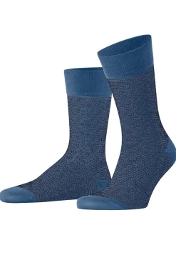 Falke Luxury^Heren sokken blauw