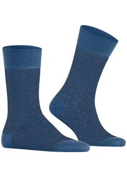 Falke Luxury^Heren sokken blauw